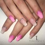 Pink and ombre