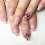 Nude with crystal