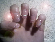 Tip-zselé (csillámos szabadszél)