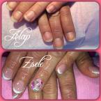 Zselé lakk díszítéssel