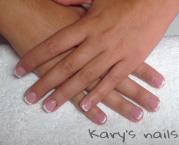 Rágott körömre mini francia