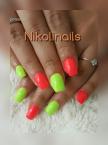 Summer neon nails