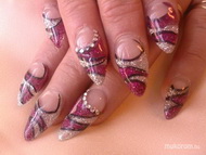 Best Nails - lila ezüst