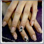 Best Nails - Zselés töltés virágokkal 