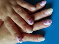 Best Nails - Beby boomer virágokkal 