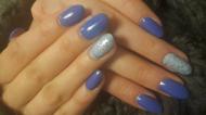 Best Nails - Kék zselés építés