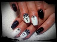 lace gél díszítés