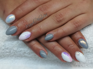 Fehér ezüst tollas mandula