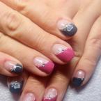 rózsaszín szürkével