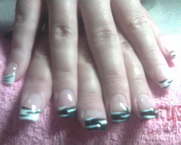 Best Nails - fekete fehér