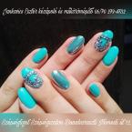 türkiz szívecske kövekből