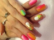 Best Nails - szivárvány