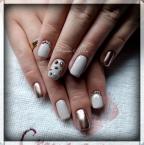 Best Nails - Chrome és swarovski kombó