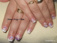 Francia hexagonnal 3D díszítéssel