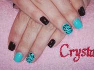 Kék és fekete Szandinak