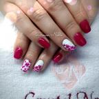 Best Nails - Fukszia csokor