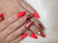 Pillangós műköröm Chrome mirror porral