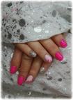 Pink Swarovski kővel