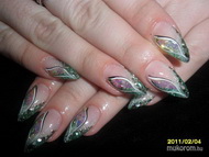 Best Nails - zöld zölddel