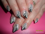 Best Nails - fekete fehér