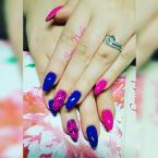 Summer pink and blue 