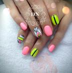 Best Nails - Neon azték