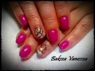 fukszia és üvegfólia virág