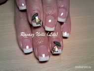 akrillal díszített