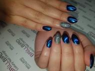 Best Nails - Holo és blue violet 