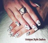 Márvány mintás műköröm