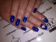 Best Nails - Kék fehér