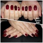 Zselés építés matrica diszitéssel