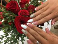 Francia műköröm szalagavatóra