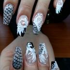 Best Nails - Fekete fehér