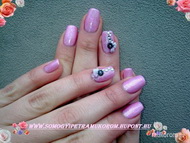 Dórim erősítése akril rózsákkal