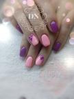 Best Nails - Pink strassz style