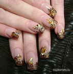 leopárd minta flex kagylólappal