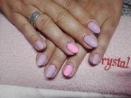 Pink köröm 