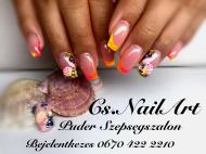 Best Nails - Kagylos neon