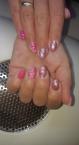 Pink és nyomda minta