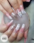 Best Nails - Babyboomer csillámmal
