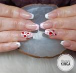 Best Nails - Valentin napi francia körmök