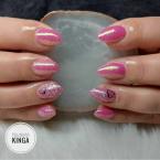 Best Nails - Csillámos pink körmök