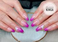 Best Nails - Lila babyboomer