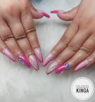 Best Nails - Hosszú pink francia körmök