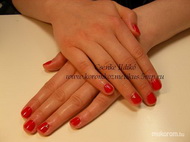 piros gél lakk