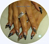 fekete ezüst kövekkel