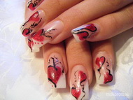 Szandra Valentin napi körme még februárban