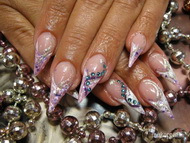 színváltós zselé kavicsokkal 