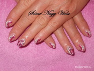 Glitteres zselé ciklámen változatban